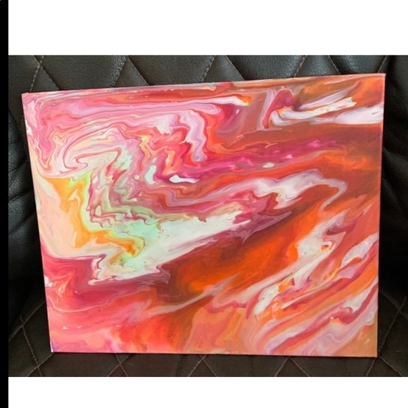 one of a kind abstract painting - Picture 4 of 4